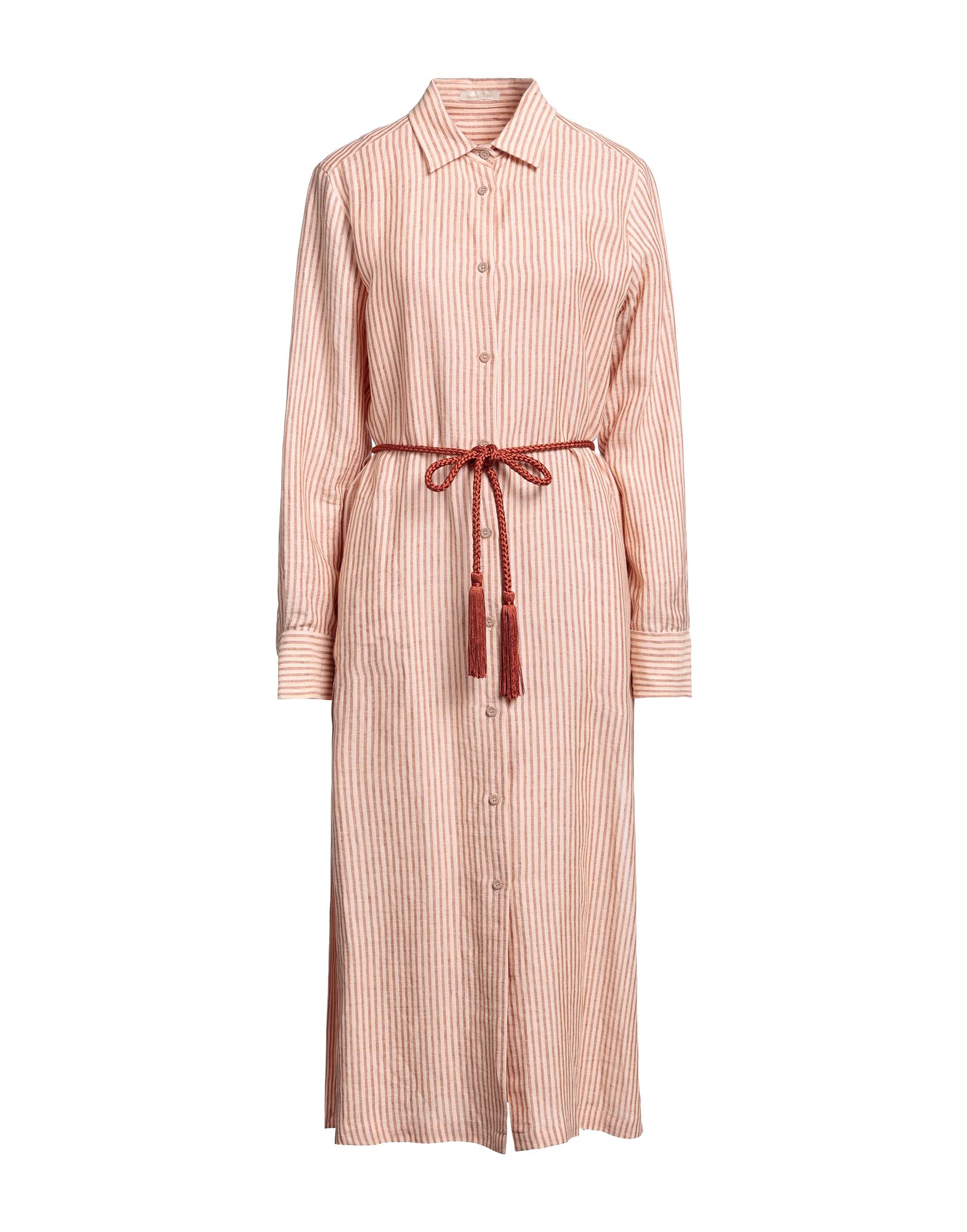 Hanami D'or Midi Dresses In Brown