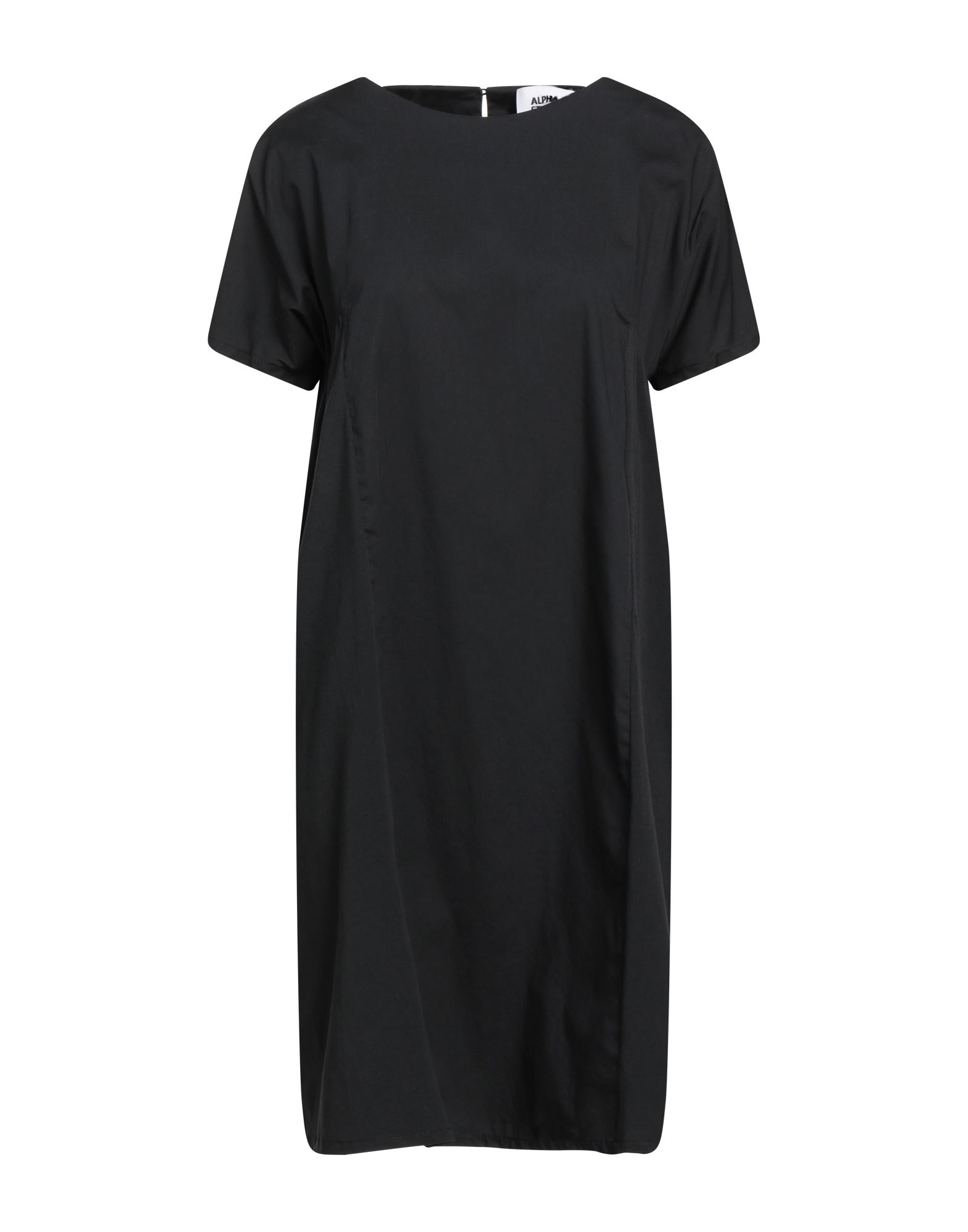 Alpha Studio Woman Mini Dress Black Size 10 Cotton, Elastane