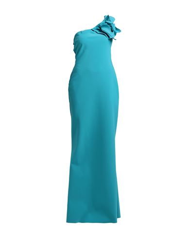 Chiara Boni La Petite Robe Woman Long Dress Turquoise Size 10 Polyamide, Elastane In Blue