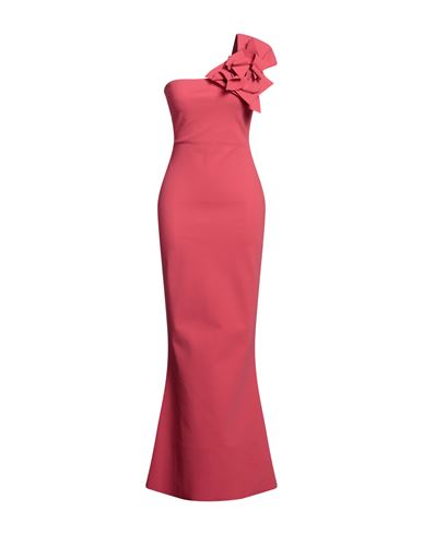 Chiara Boni La Petite Robe Woman Maxi Dress Coral Size 8 Polyamide, Elastane In Red