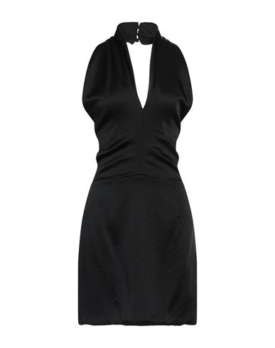 Maria Vittoria Paolillo Mvp Woman Mini Dress Black Size 4 Acrylic, Viscose, Polyester