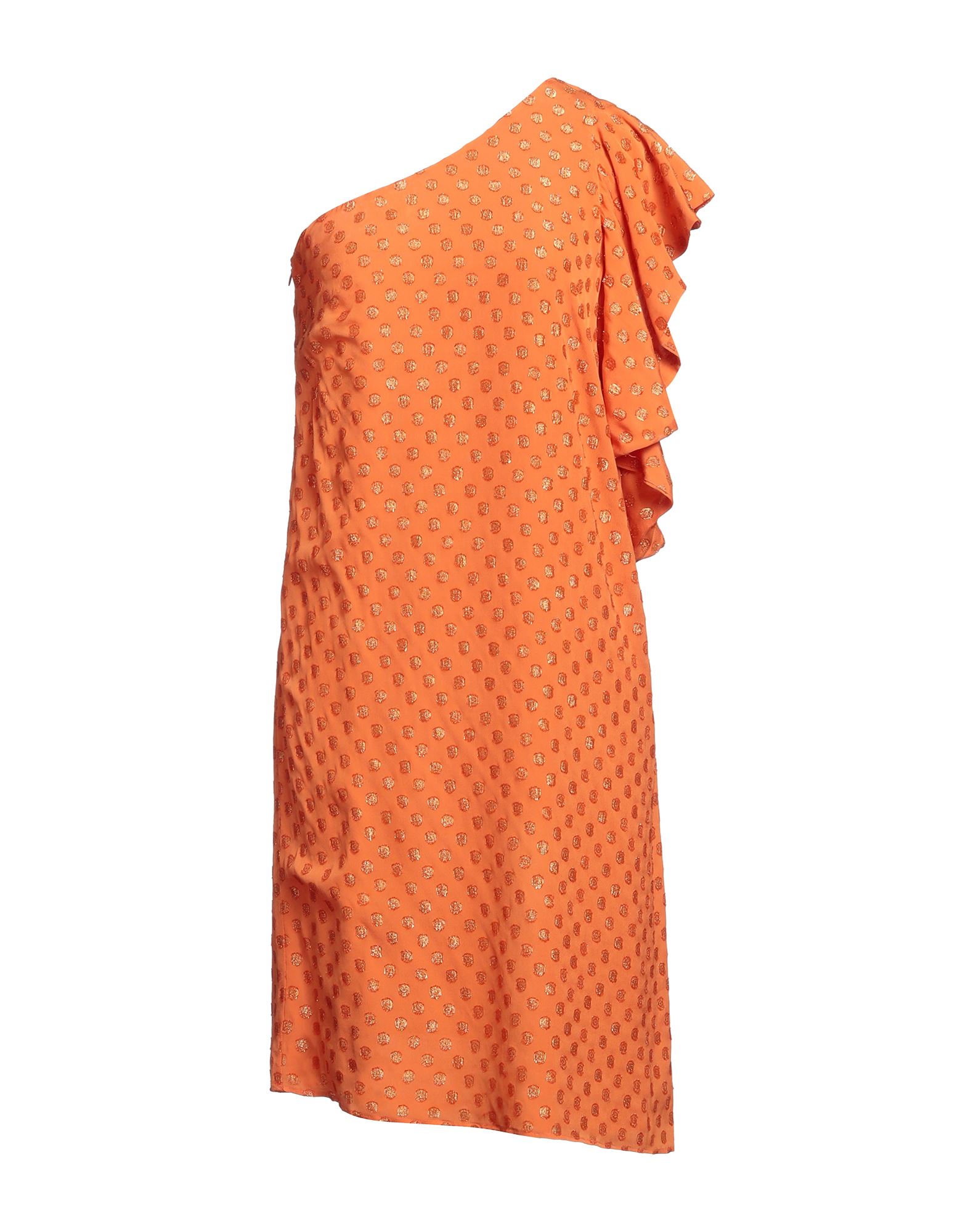 L'autre Chose Midi Dresses In Orange