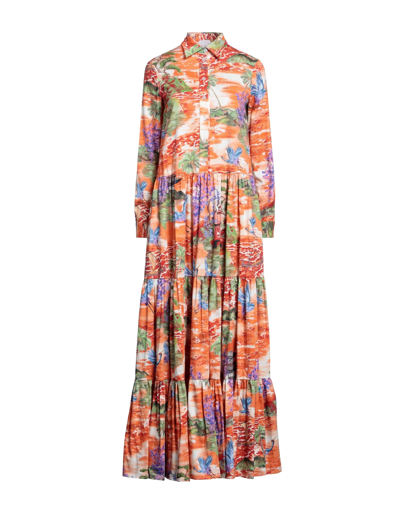 Stella Jean Long Dresses In Orange