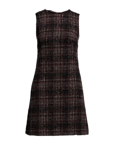 Dolce & Gabbana Woman Mini Dress Dark Brown Size 8 Synthetic Fibers, Wool, Mohair Wool, Cotton, Alpa