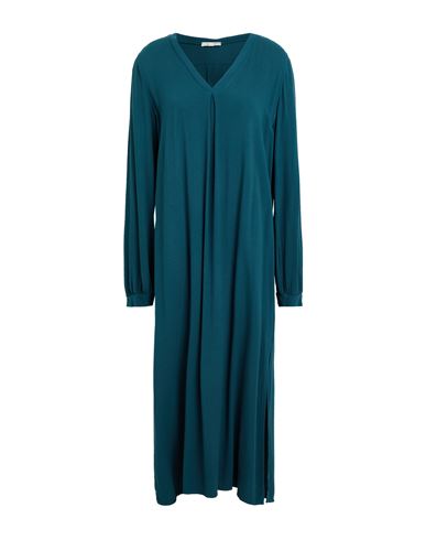 Crossley Woman Midi Dress Deep Teal Size L Viscose In Green