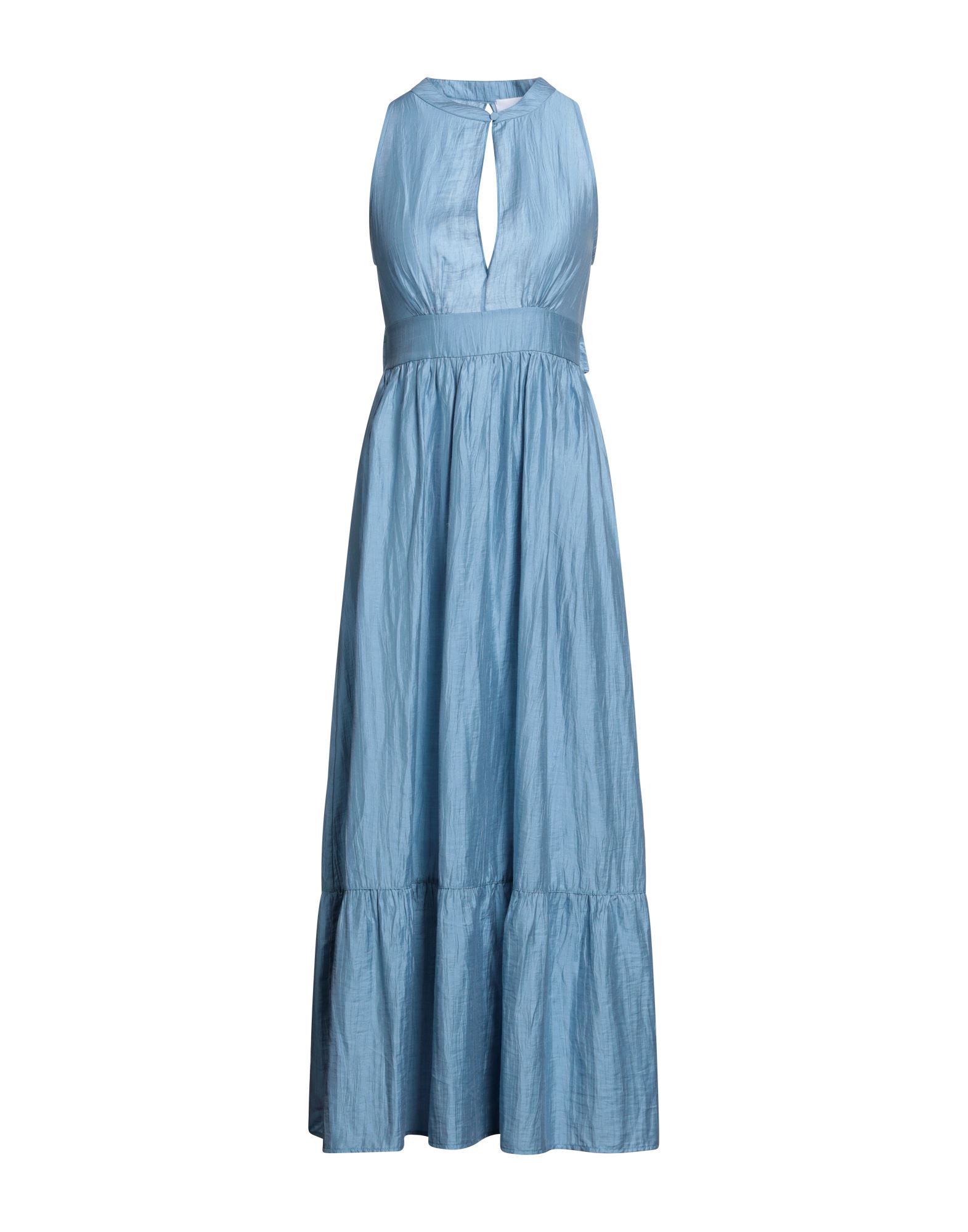 Pepita Long Dresses In Blue