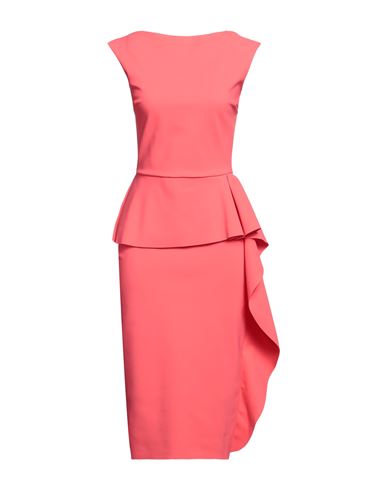Woman Maxi dress Fuchsia Size 10 Polyester