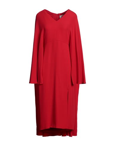 Valentino Garavani Woman Midi Dress Red Size 6 Silk