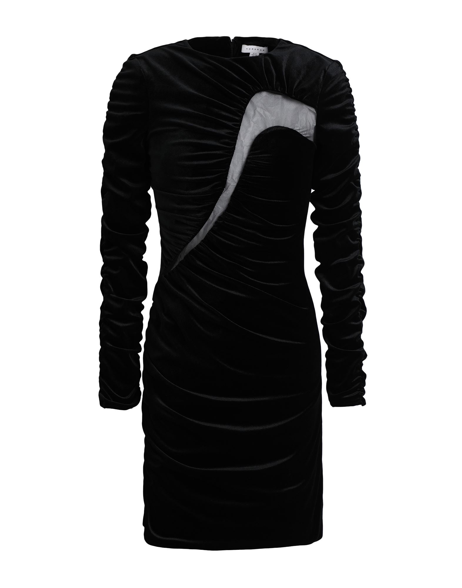 Topshop Short Dresses In Black