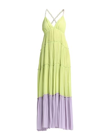 Vestido largo Mujer Verde lima 40 Mujer