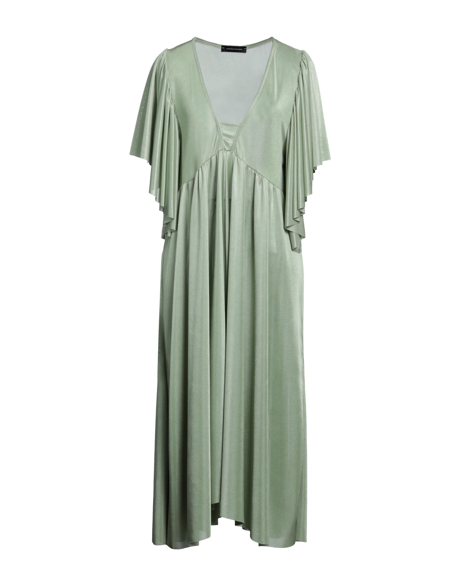 Les Bourdelles Des Garçons Woman Midi Dress Green Size 10 Polyester, Elastane