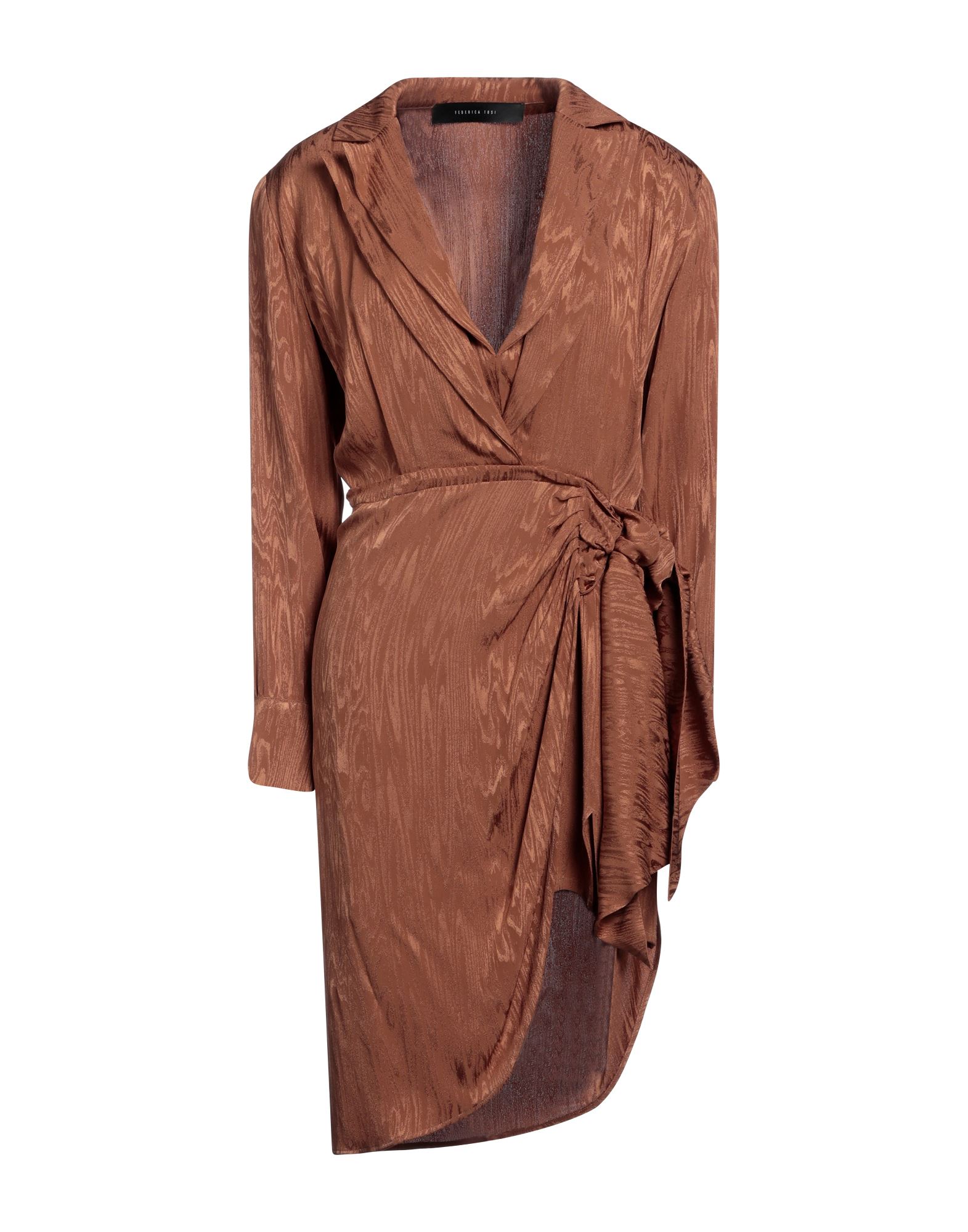 Federica Tosi Short Dresses In Brown