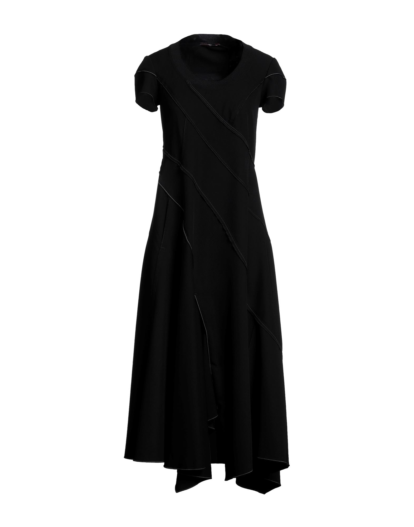 High Midi Dresses In Black