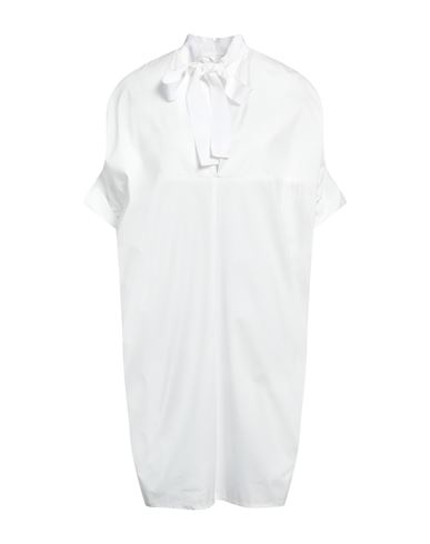 Wingate Woman Midi Dress White Size 3 Cotton, Polyamide, Elastane
