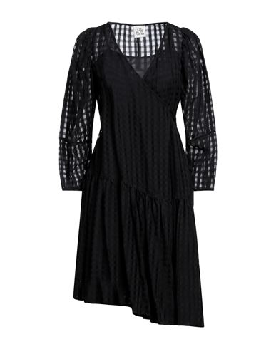 Attic And Barn Woman Short Dress Black Size 12 Cotton