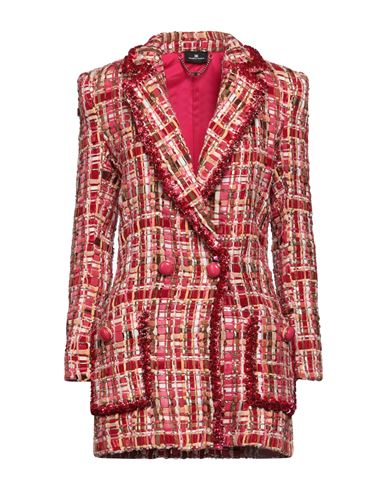 Elisabetta Franchi Woman Short Dress Fuchsia Size 2 Viscose, Cotton In Pink