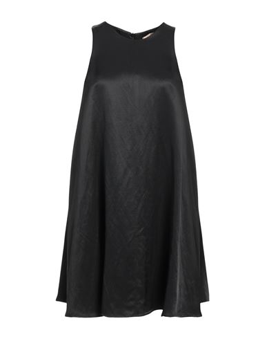 H2o Italia Woman Mini Dress Black Size Xs Viscose, Linen