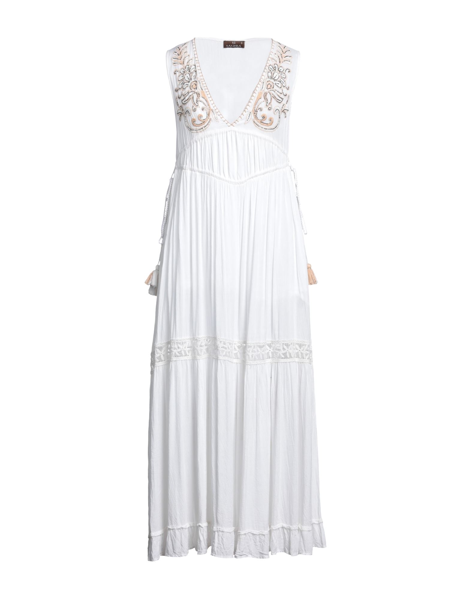 Tantra Long Dresses In White