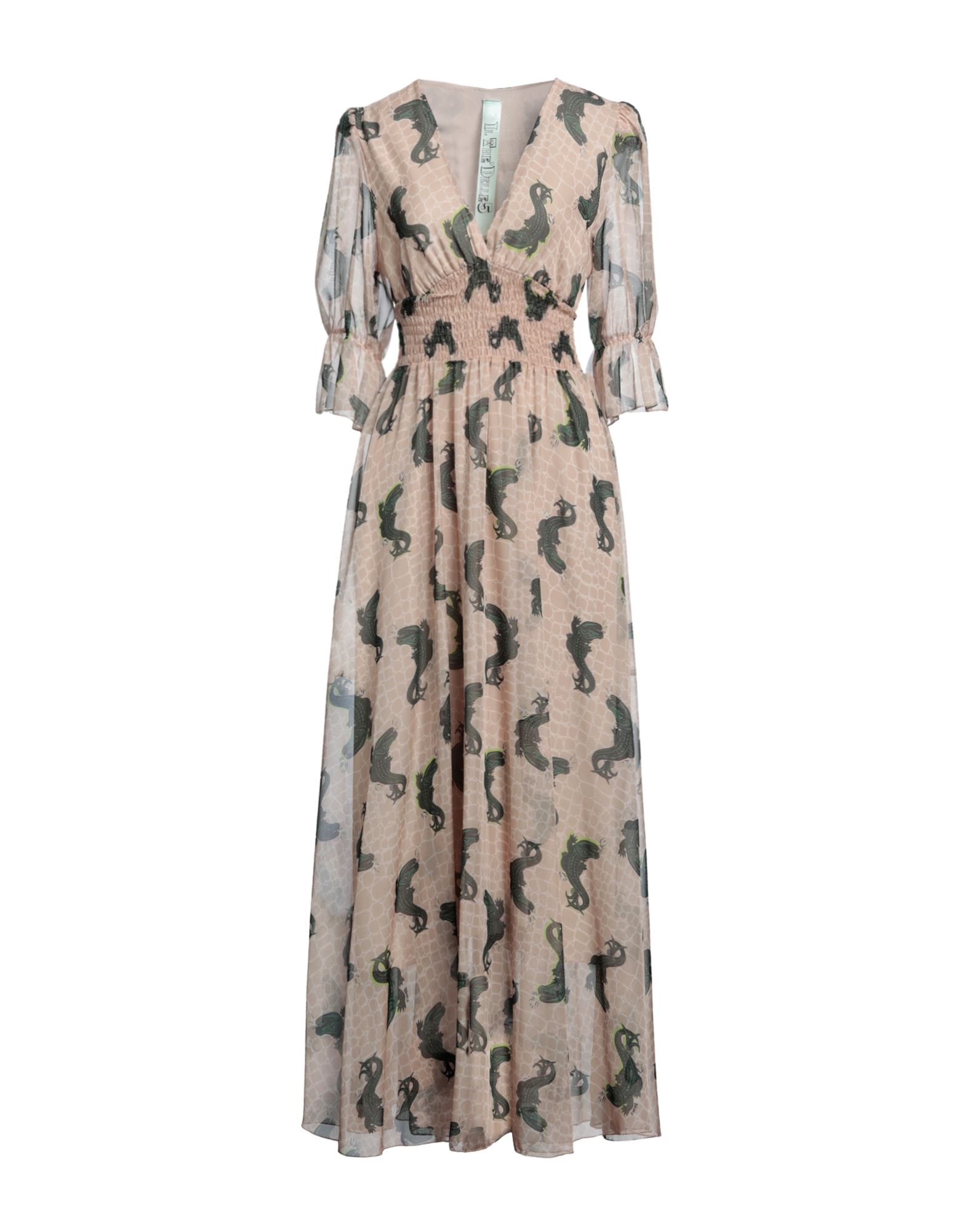 Il The' Delle 5 Long Dresses In Beige