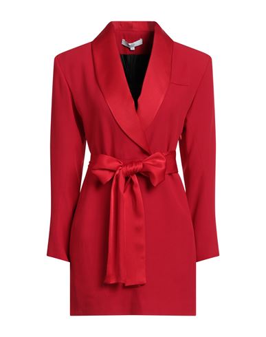 Øud. Paris Woman Mini Dress Red Size M Acrylic, Viscose