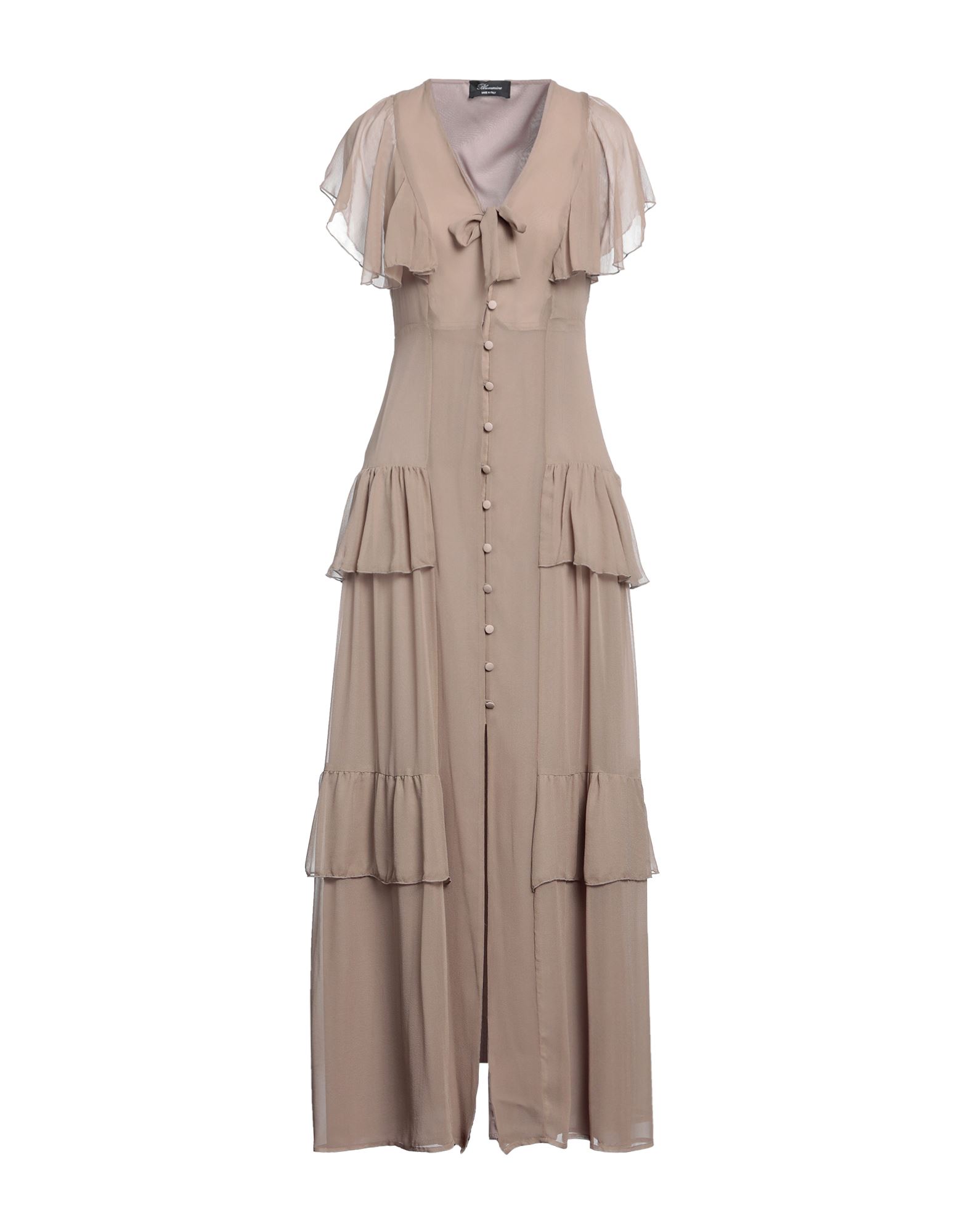 Blumarine Long Dresses In Beige