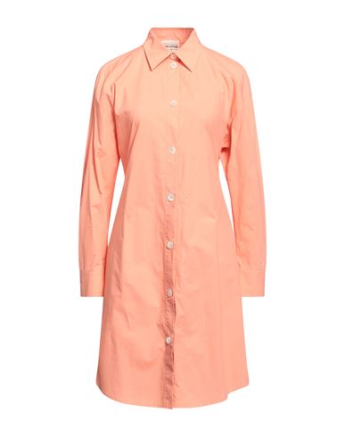 Semicouture Woman Midi Dress Salmon Pink Size 6 Cotton