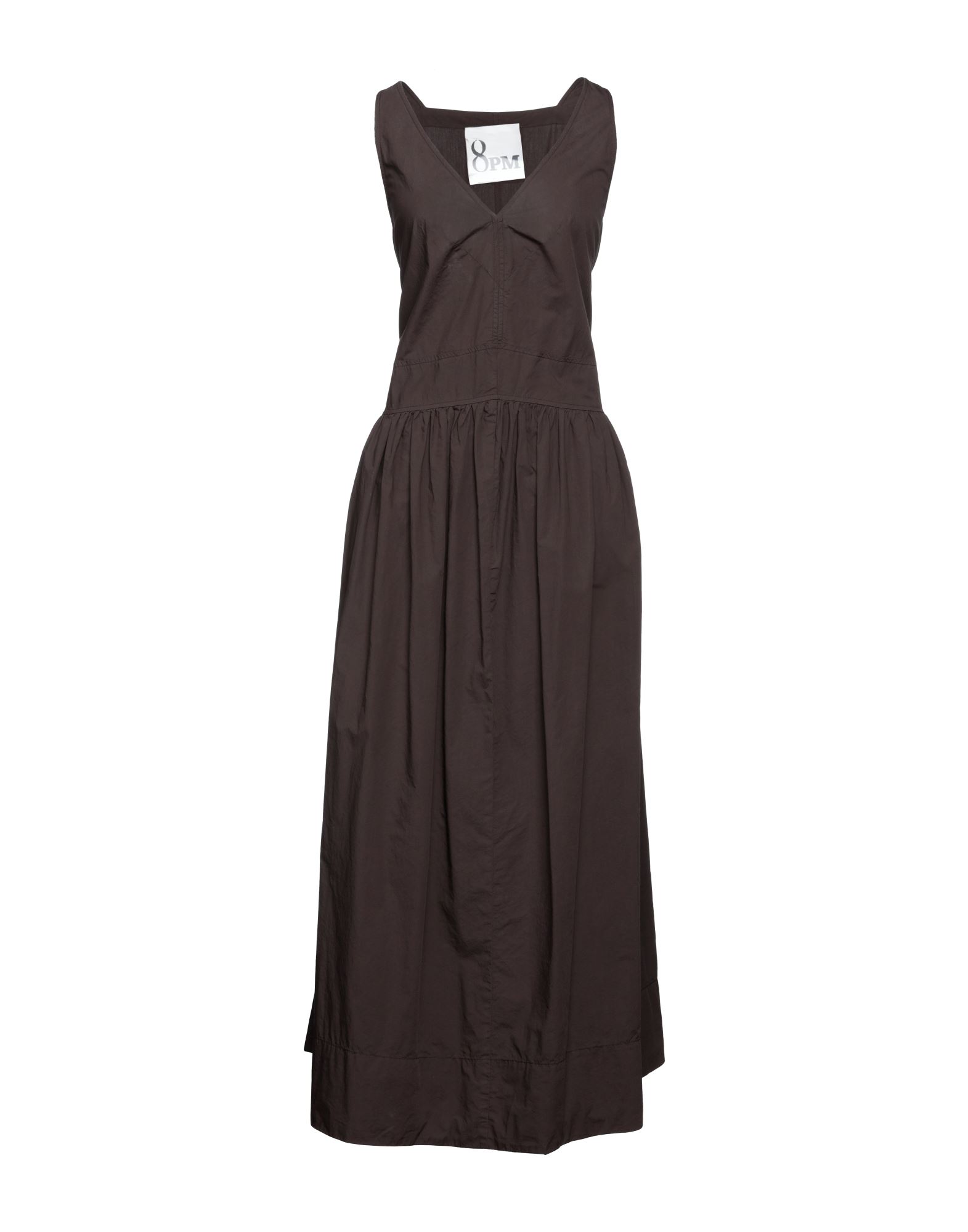 8pm Long Dresses In Dark Brown