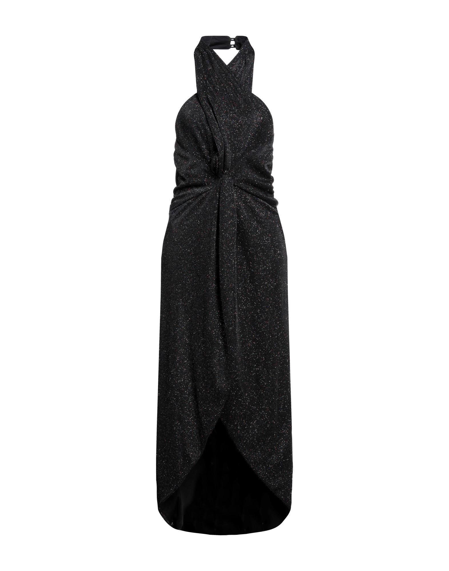 Actualee Midi Dresses In Black