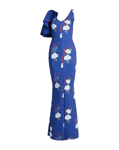 Chiara Boni La Petite Robe Woman Maxi Dress Bright Blue Size 8 Polyamide, Elastane