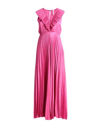 Shop Tensione In Woman Jumpsuit Fuchsia Size M Polyester In Pink