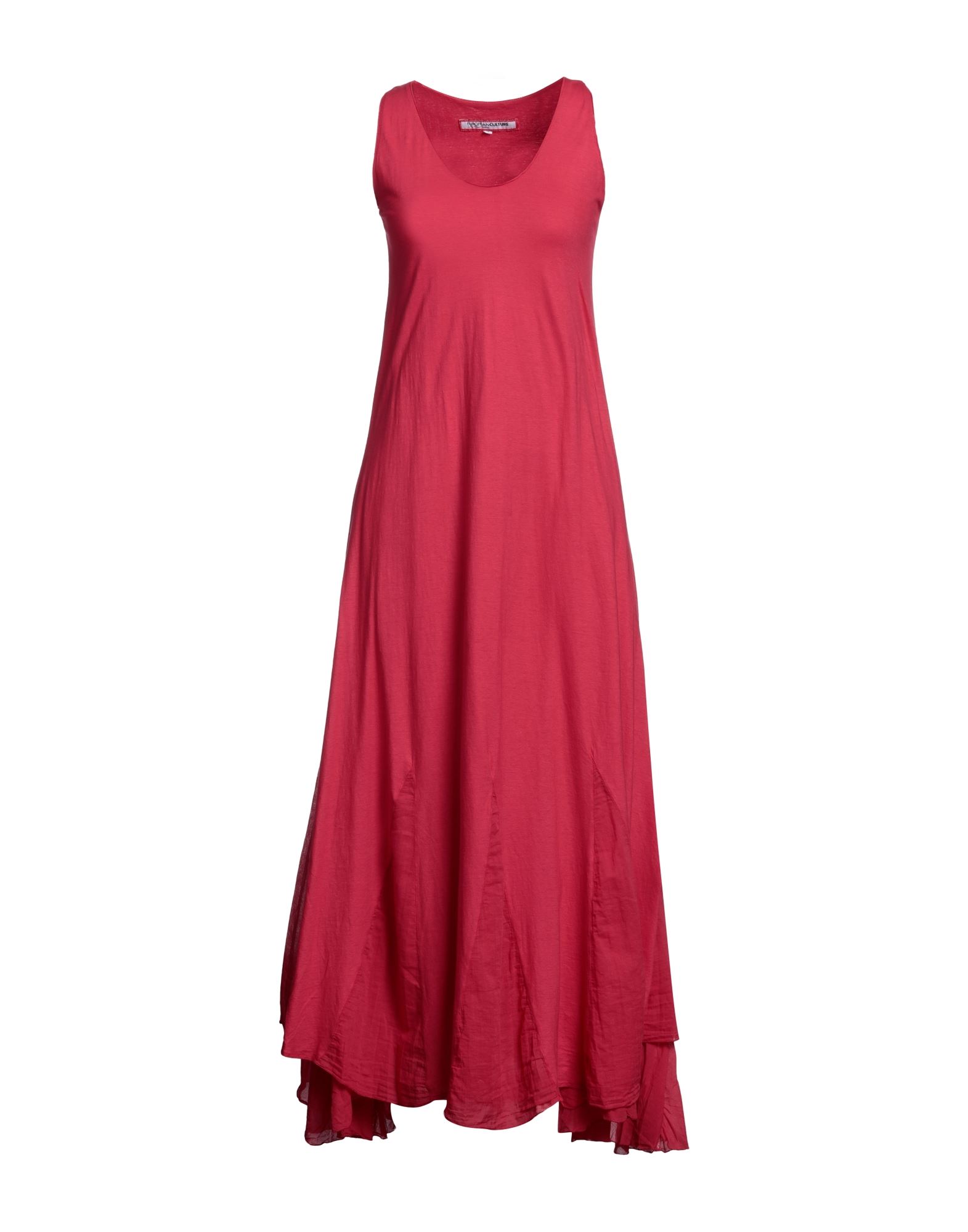 European Culture Midi Dresses In Red