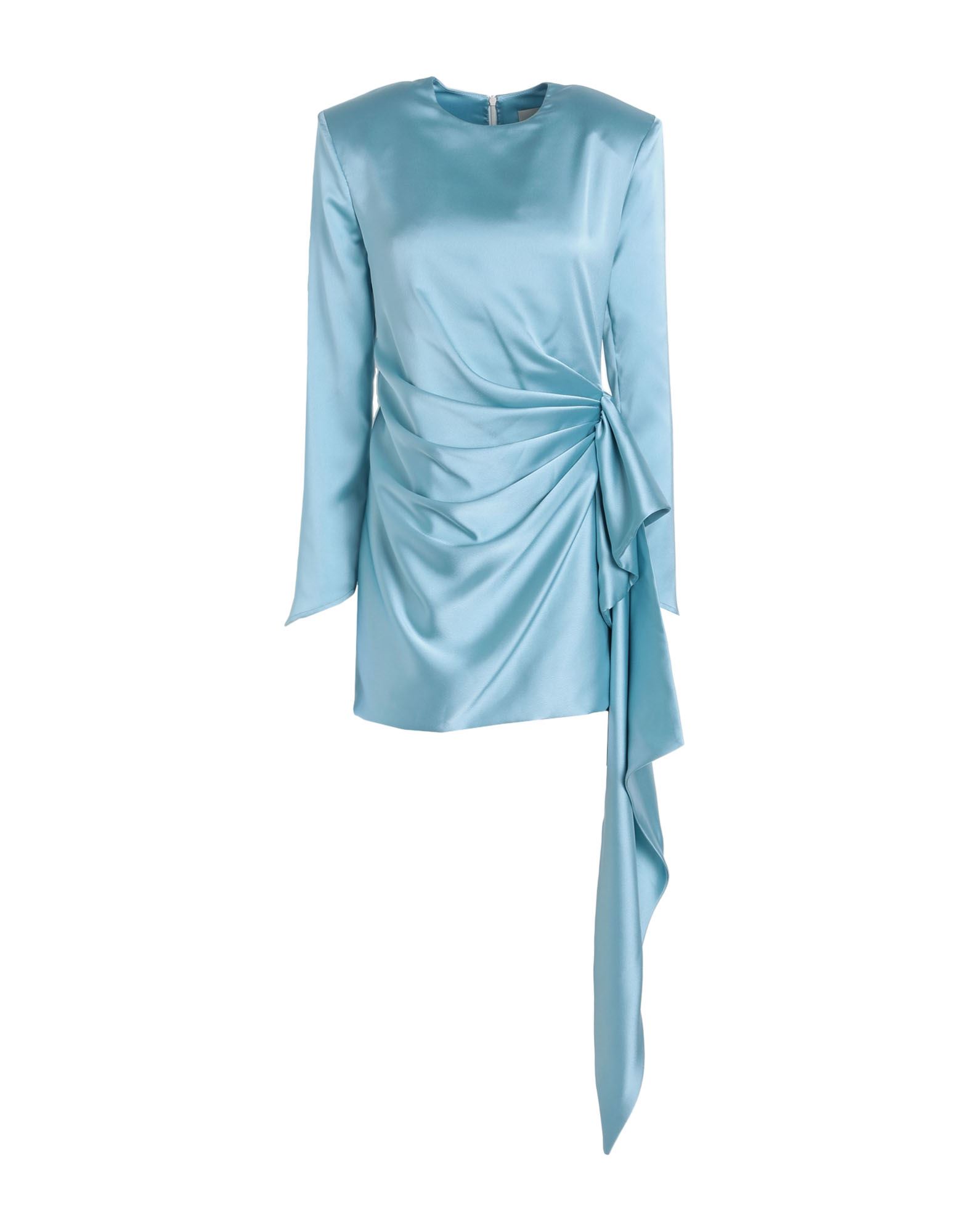 Shop Nineminutes Woman Mini Dress Sky Blue Size 4 Polyester, Elastane