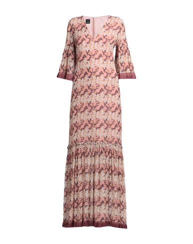Woman Mini dress Sand Size 4 Acetate, Metallic Polyester, Polyamide