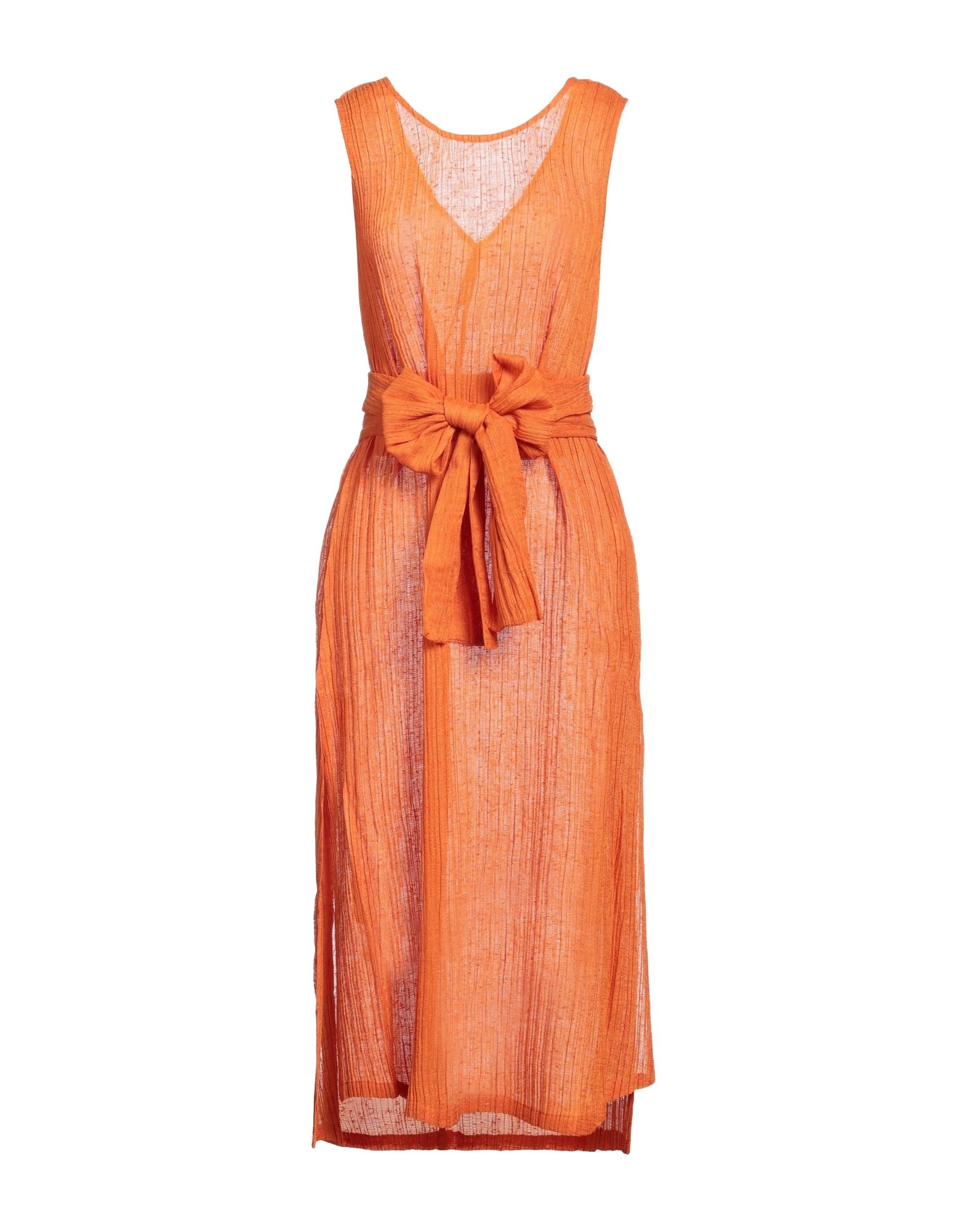 Pierantonio Gaspari Midi Dresses In Orange