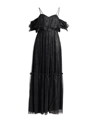 Feleppa Woman Long Dress Black Size 2 Polyester