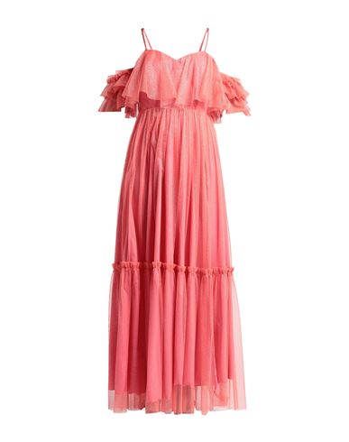 Feleppa Woman Long Dress Pink Size 2 Polyester