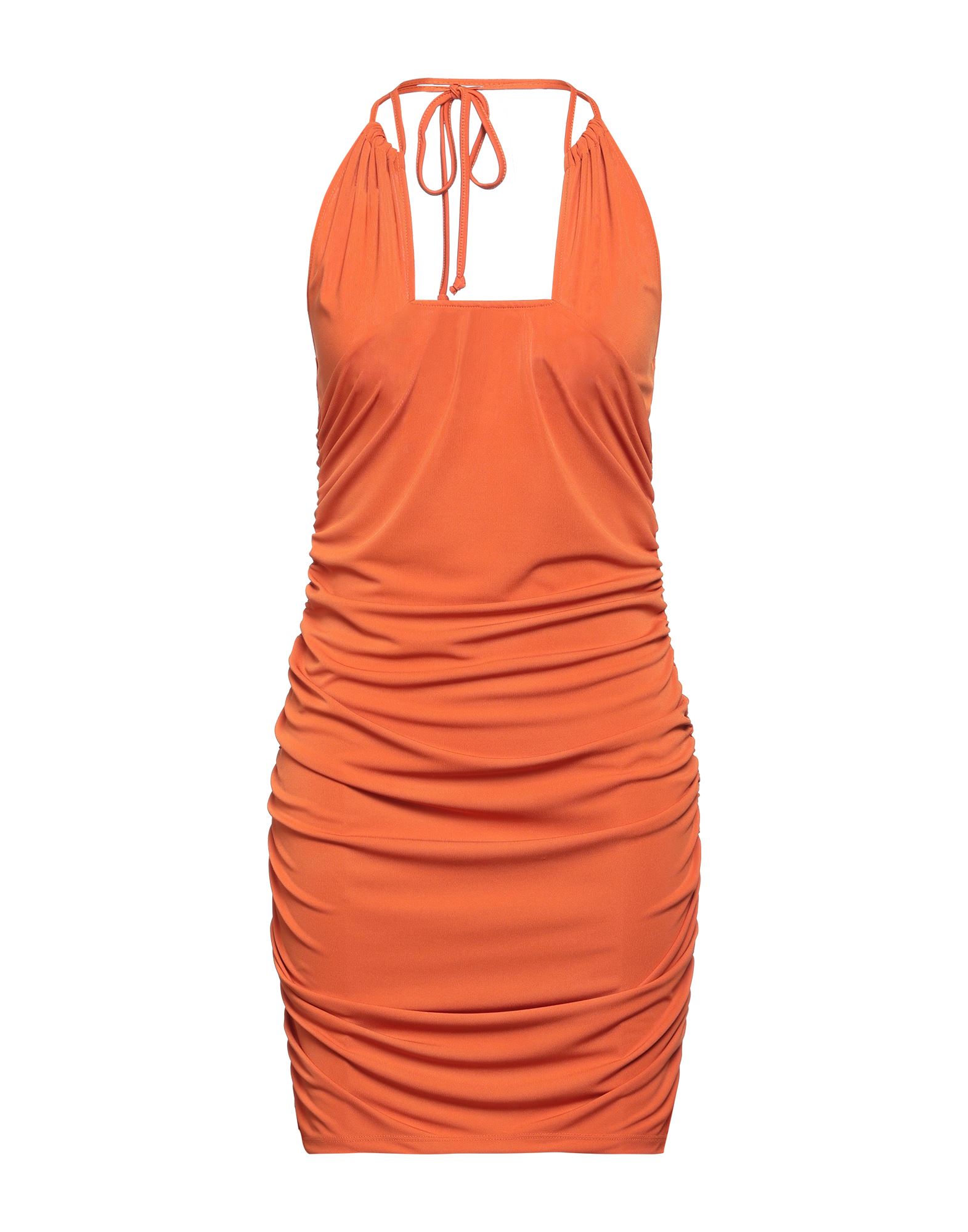 Kontatto Short Dresses In Orange