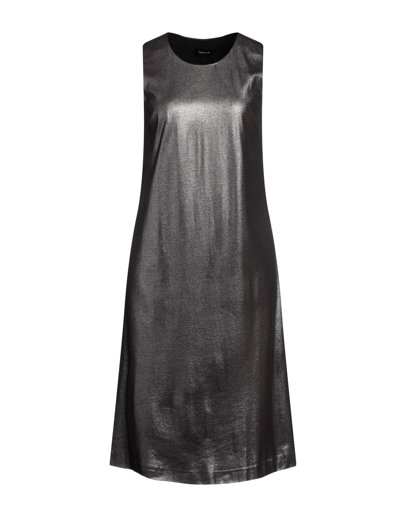 Tonello Midi Dresses In Grey