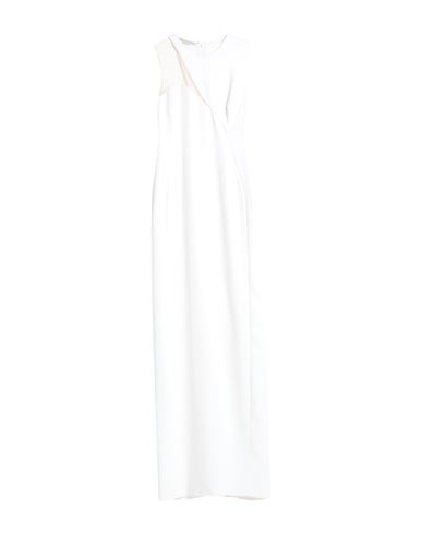 Stella Mccartney Woman Long Dress White Size 4-6 Viscose, Acetate, Elastane, Polyamide