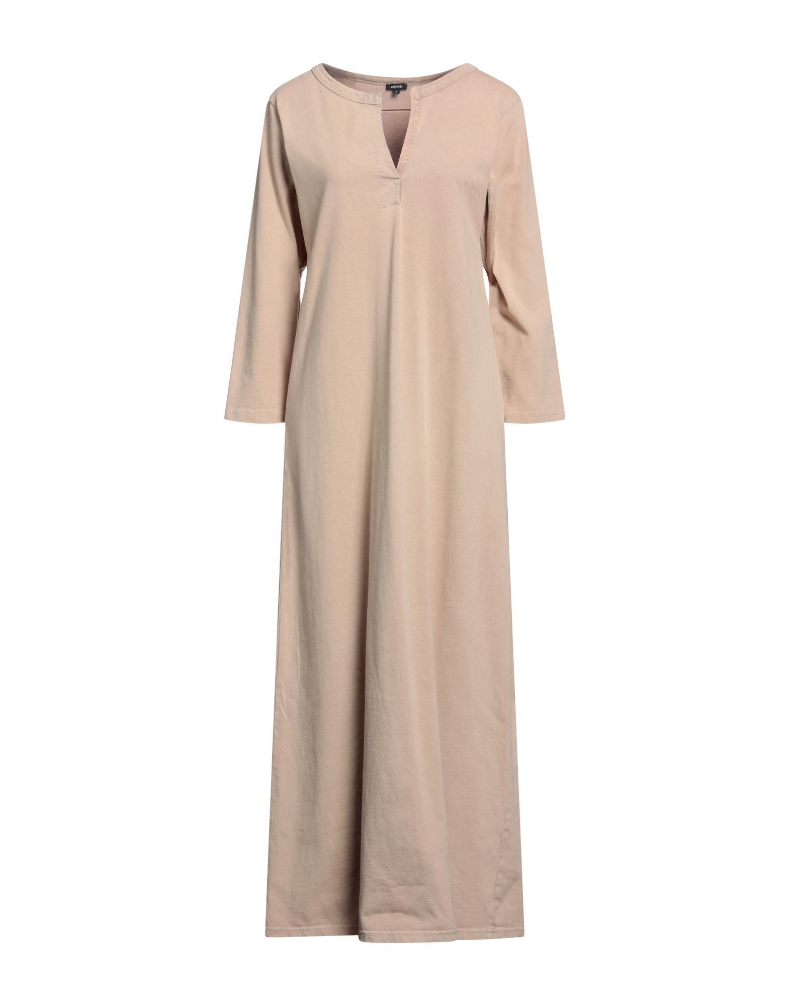 Aspesi Long Dresses In Beige