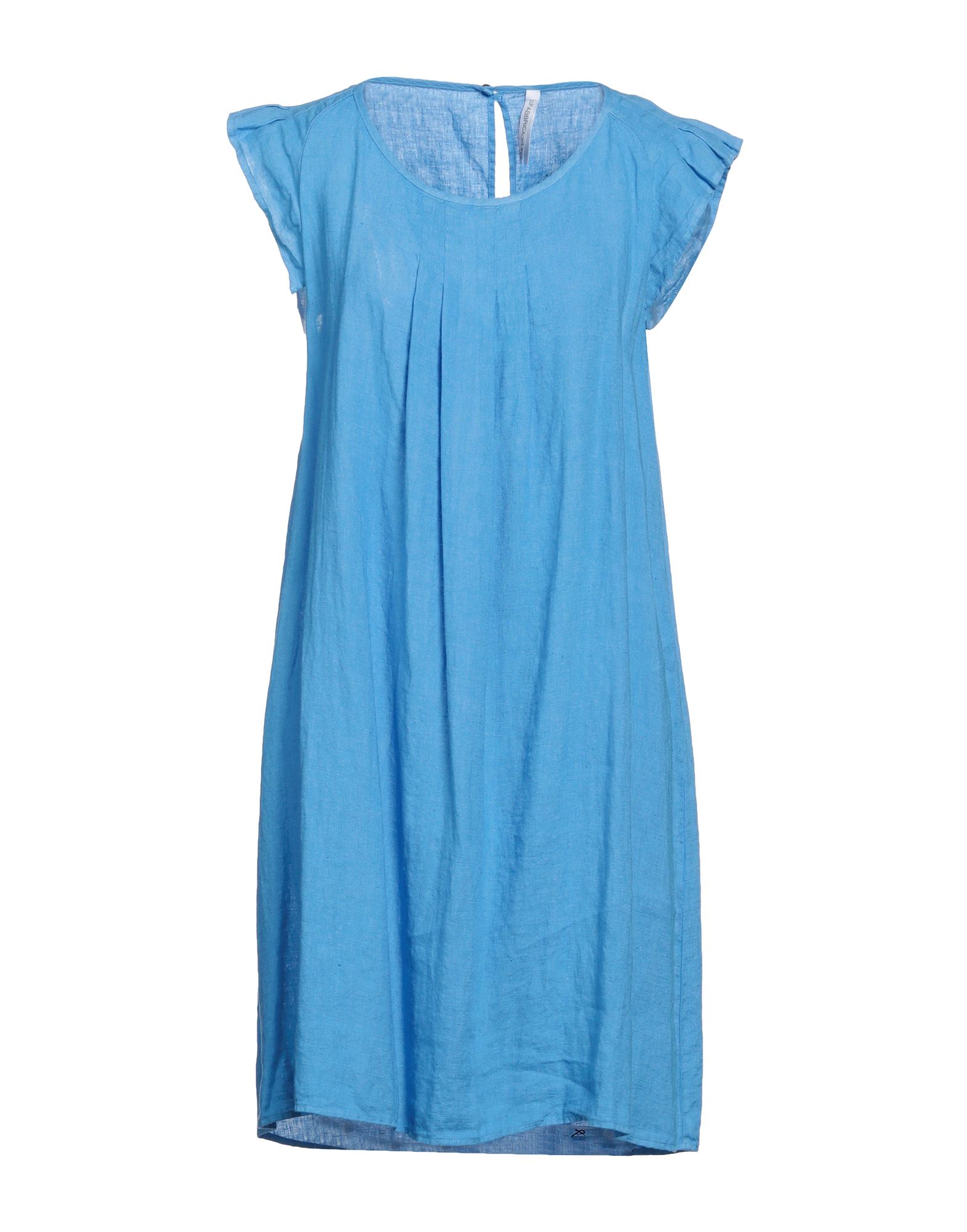 Lfdl La Fabbrica Del Lino Short Dresses In Blue