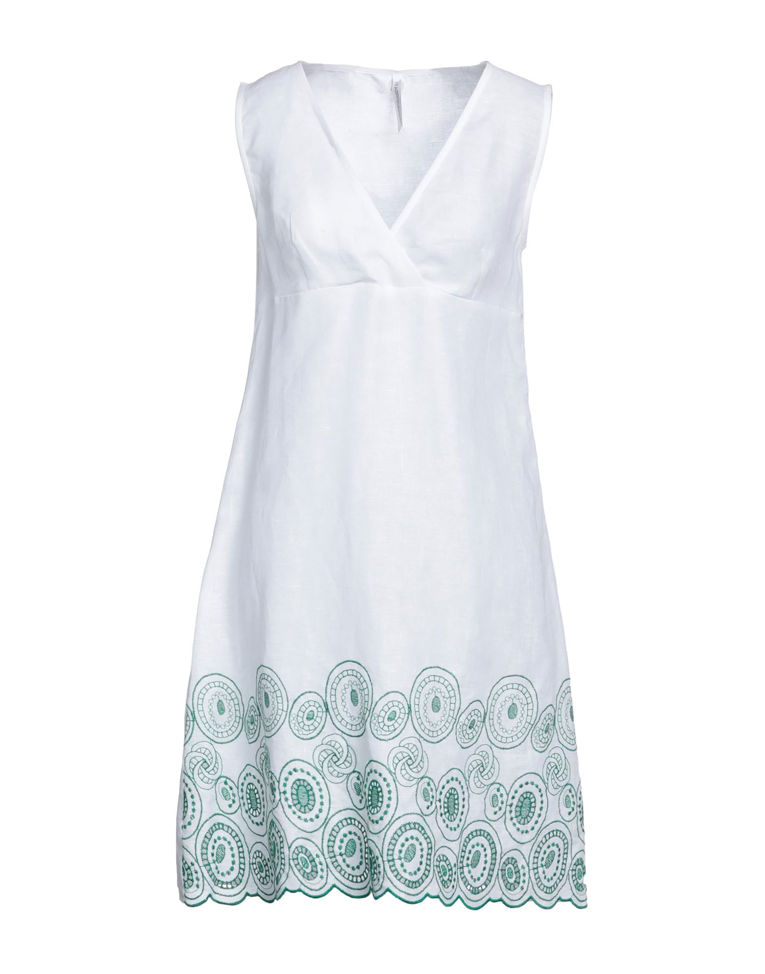 Lfdl La Fabbrica Del Lino Short Dresses In White