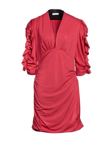 Francesca A Woman Mini Dress Red Size 10 Polyester, Elastane