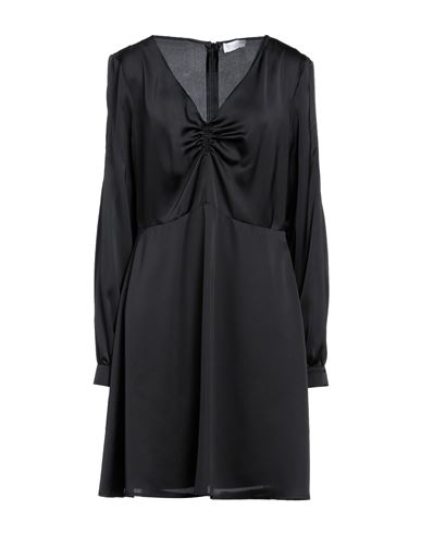 Francesca A Woman Mini Dress Black Size 10 Polyester, Elastane