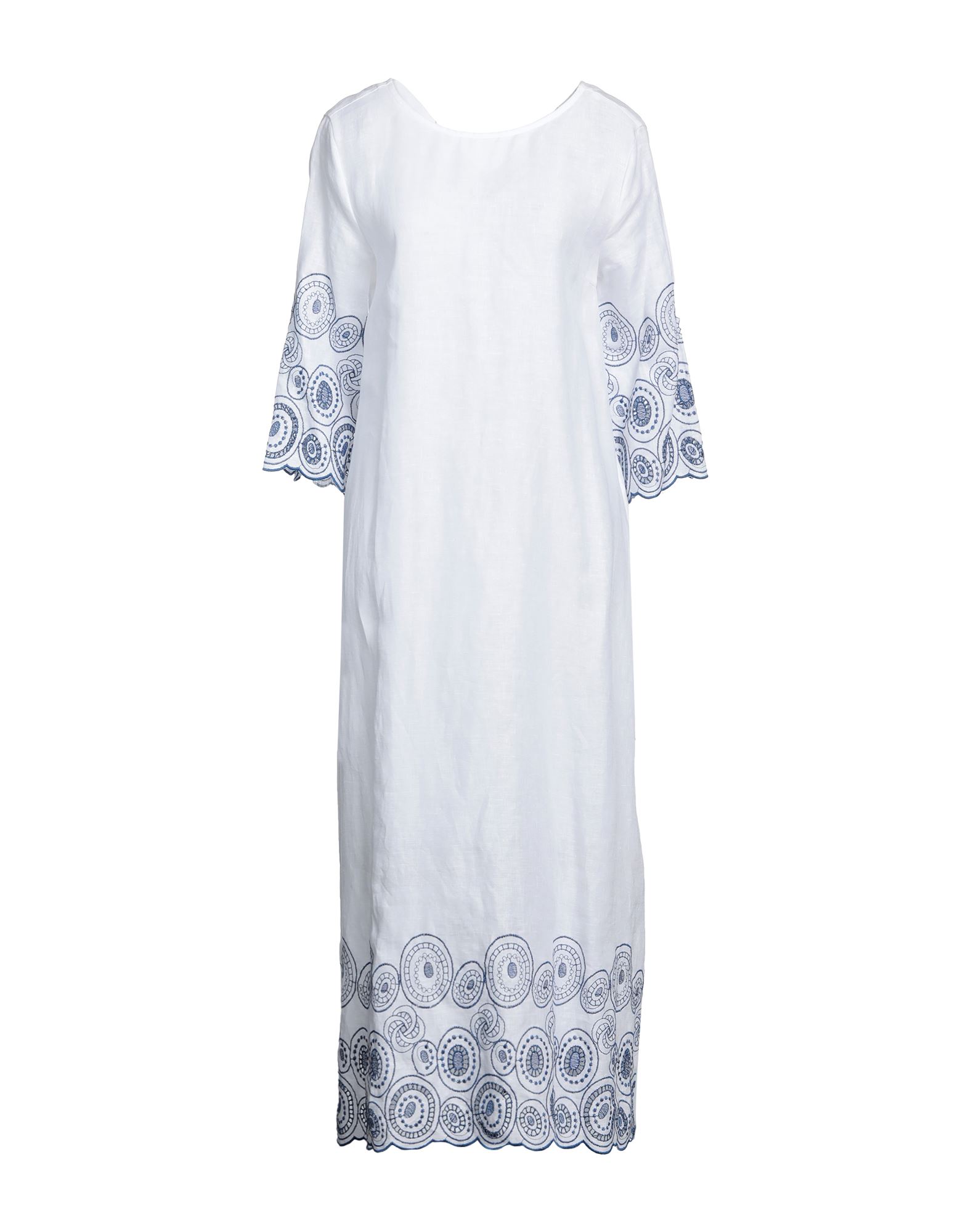 Lfdl La Fabbrica Del Lino Long Dresses In White