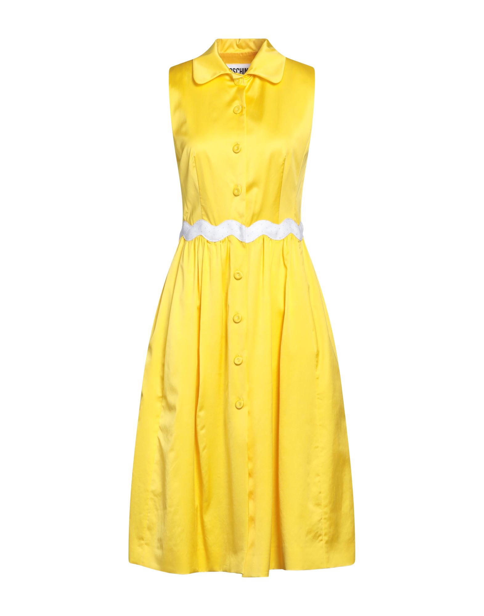 Moschino Midi Dresses In Yellow