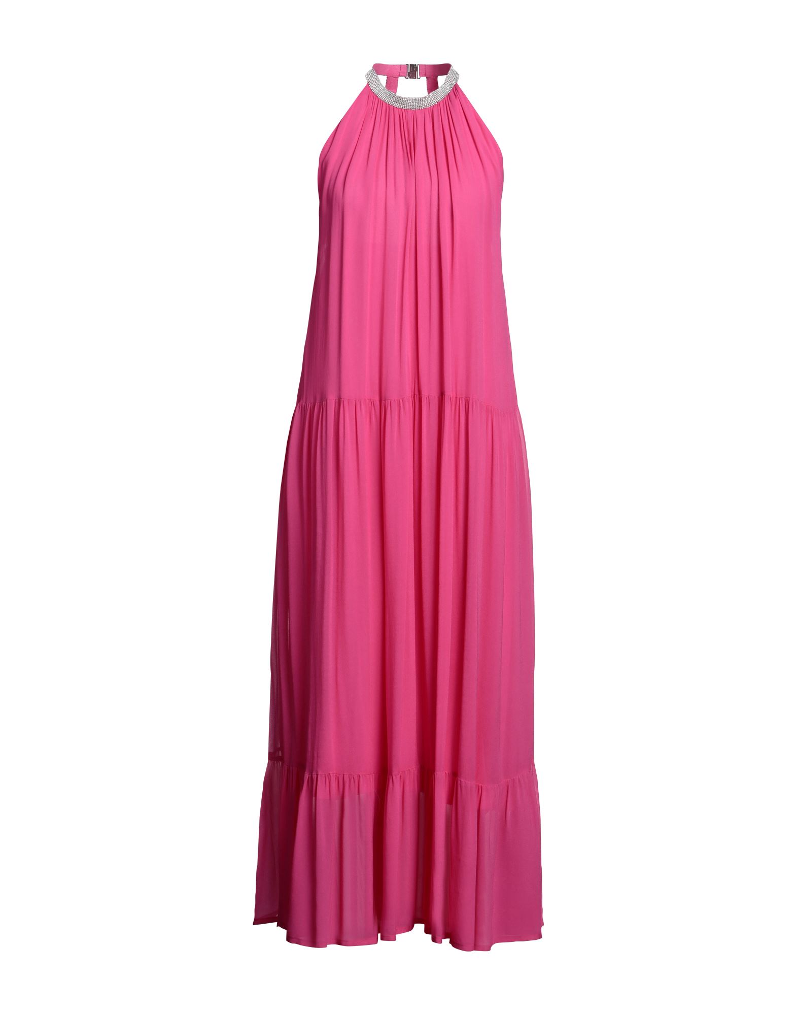 Emma & Gaia Woman Maxi Dress Fuchsia Size 4 Viscose In Pink
