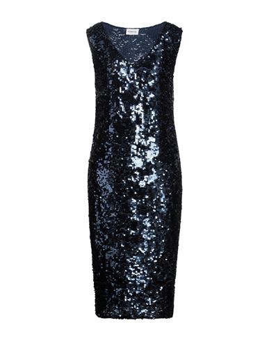 P.a.r.o.s.h P. A.r. O.s. H. Woman Midi Dress Midnight Blue Size L Polyamide, Elastane