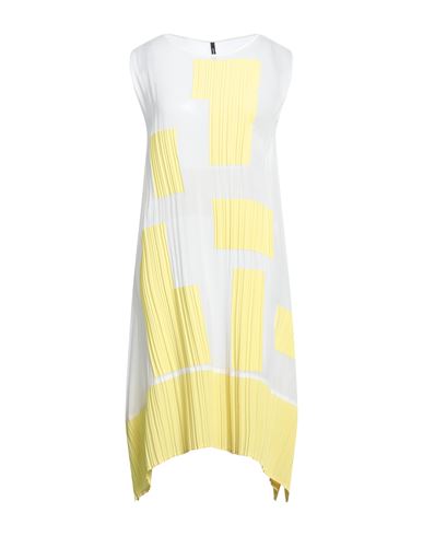 Pierantonio Gaspari Woman Midi Dress Yellow Size 8 Viscose, Polyester