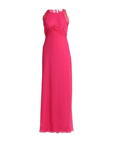Anna Molinari Woman Maxi Dress Fuchsia Size 8 Polyester, Polyamide In Pink